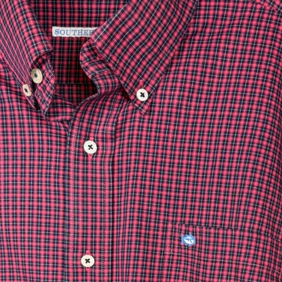 Southern Tide Shemwood Plaid Skipjack Long Sleeve Woven Shirt, Size XL - Picture 10 of 11